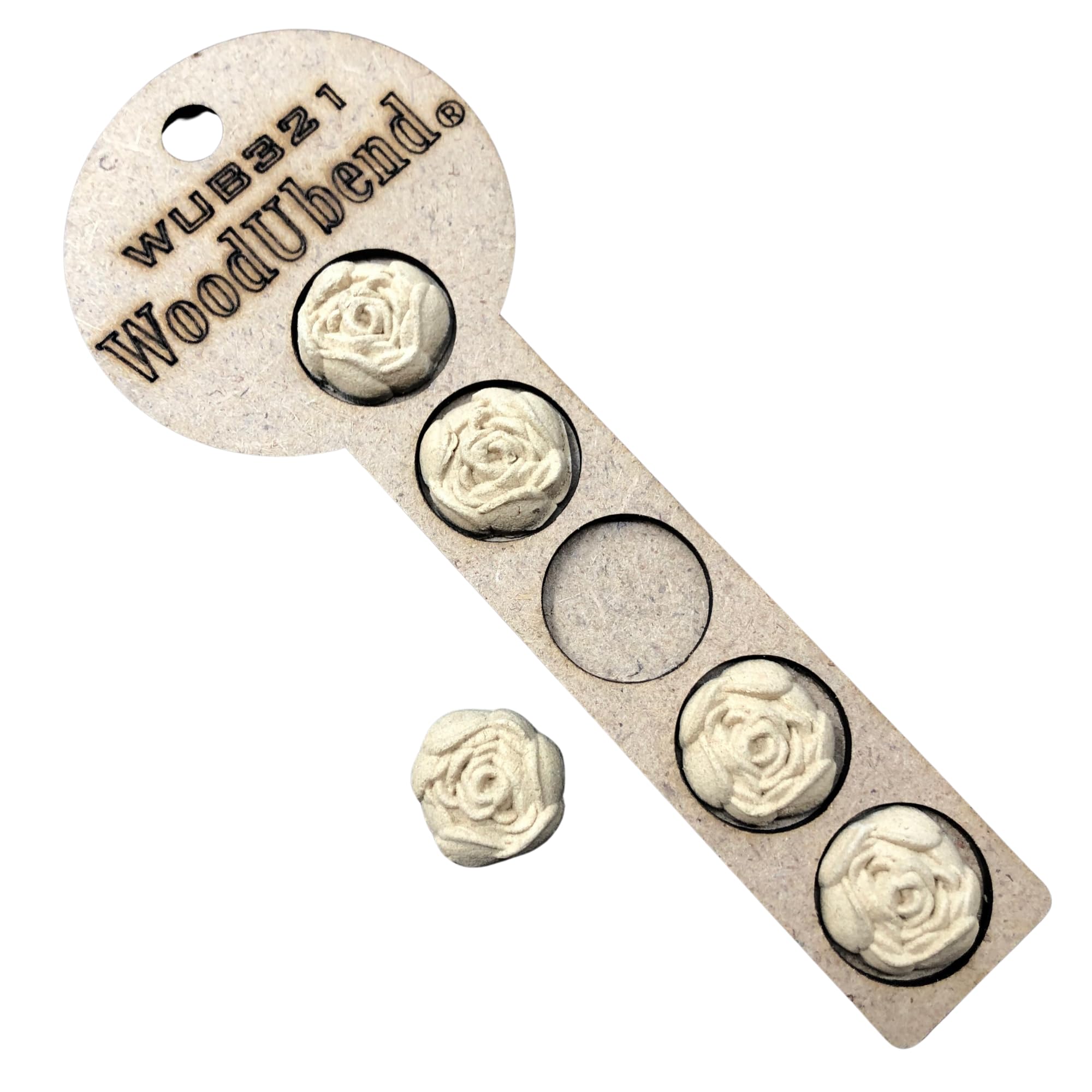 Apliques de madera flexibles fáciles de pintar y pegar en muebles WoodUbend WUB0321