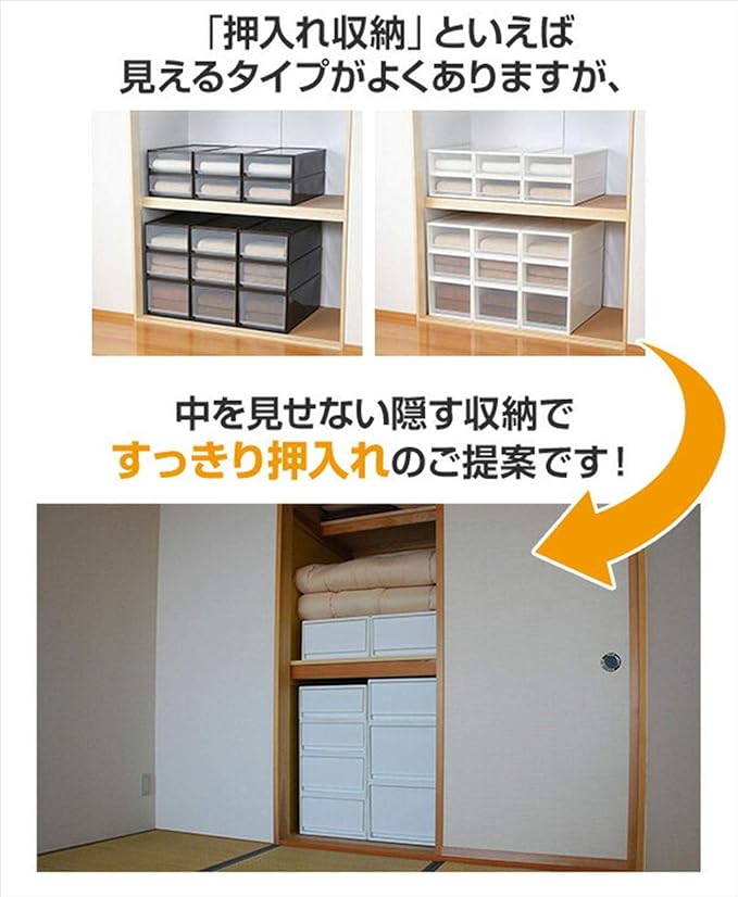 人気が高い 押し入れ用 収納ケース 16個 押し入れの整理などに プラケース 大幅値下 メール便ok 日本製 Siauliumn Lt