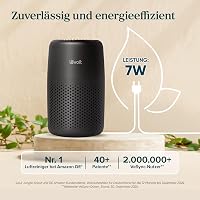 LEVOIT Core Mini fekete légtisztító HEPA szűrővel, aromaterápiás funkcióval, hálószobához 7
