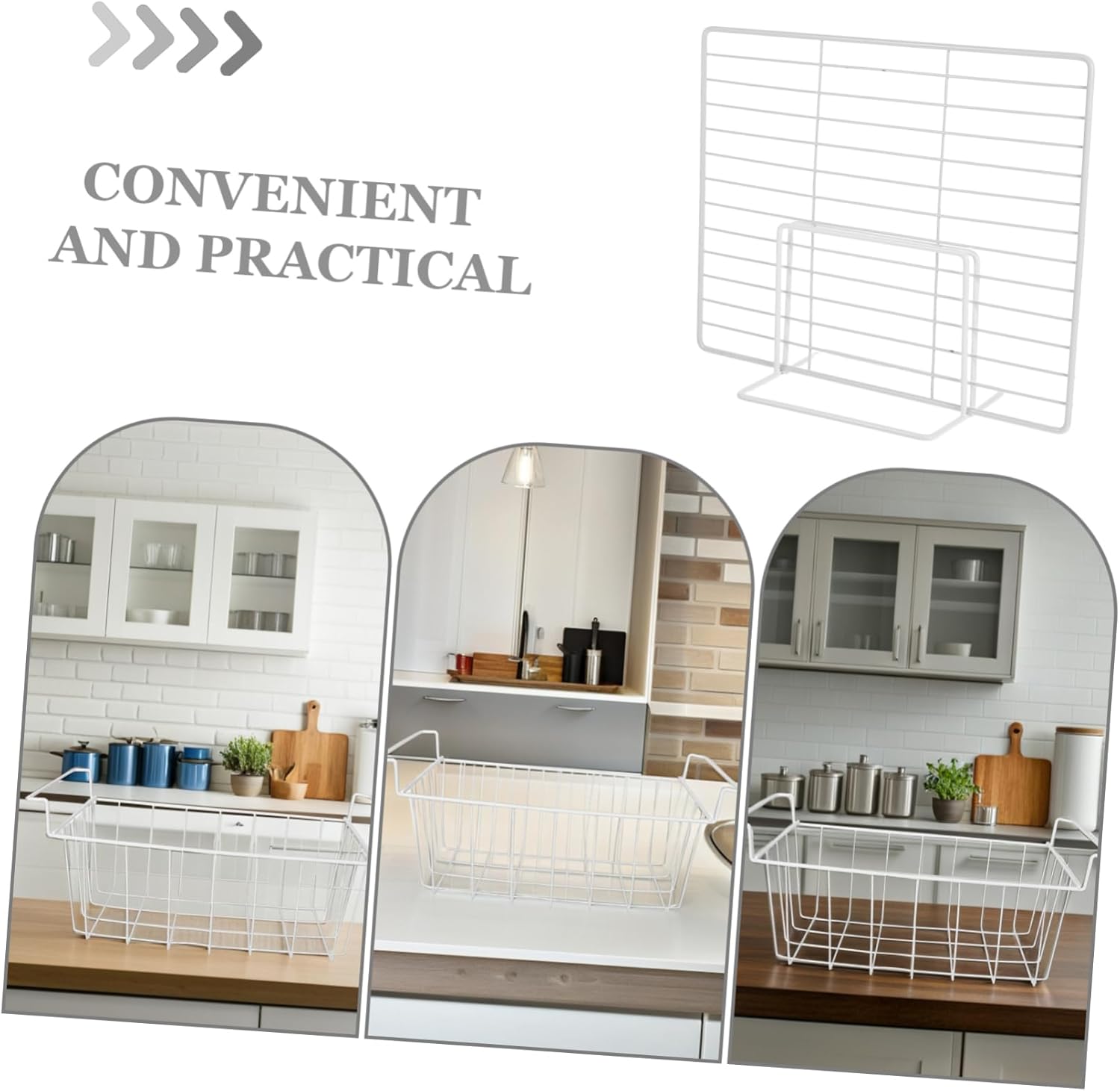 2pcs Adjustable Metal Freezer Dividers Versatile Storage Separators for Refrigerators and Freezers Easy Installation Fit for Organized Kitchen and Rv Storage