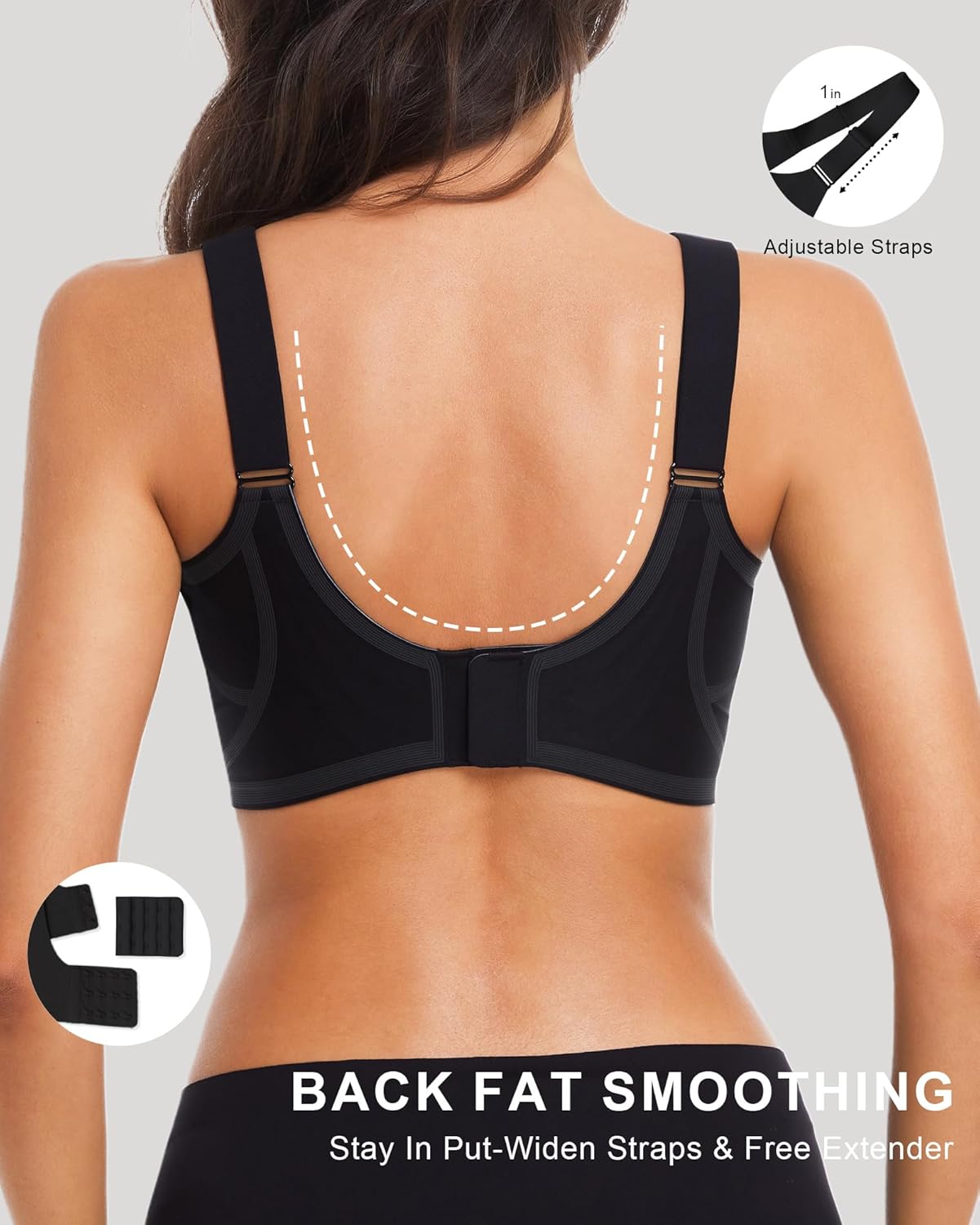 Wireless Bras for Women Full Coverage Supportive Push Up Bra Comfortable Seamless Yoga Friendly Fits 34C-40DD - Image 4