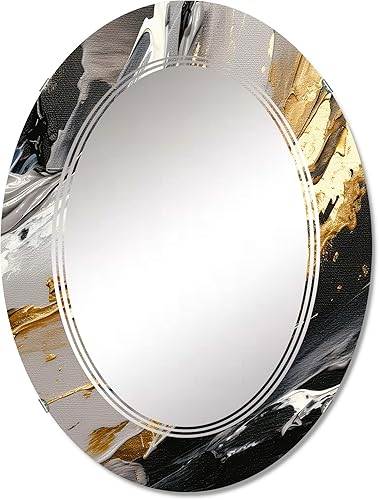 Mystery Awakening VI- Vanity Mirror, Bathroom Mirrors, Wall Mirrors for Living Room, Bedroom - Oval Mirror - Large 20'x30', 24'x36'