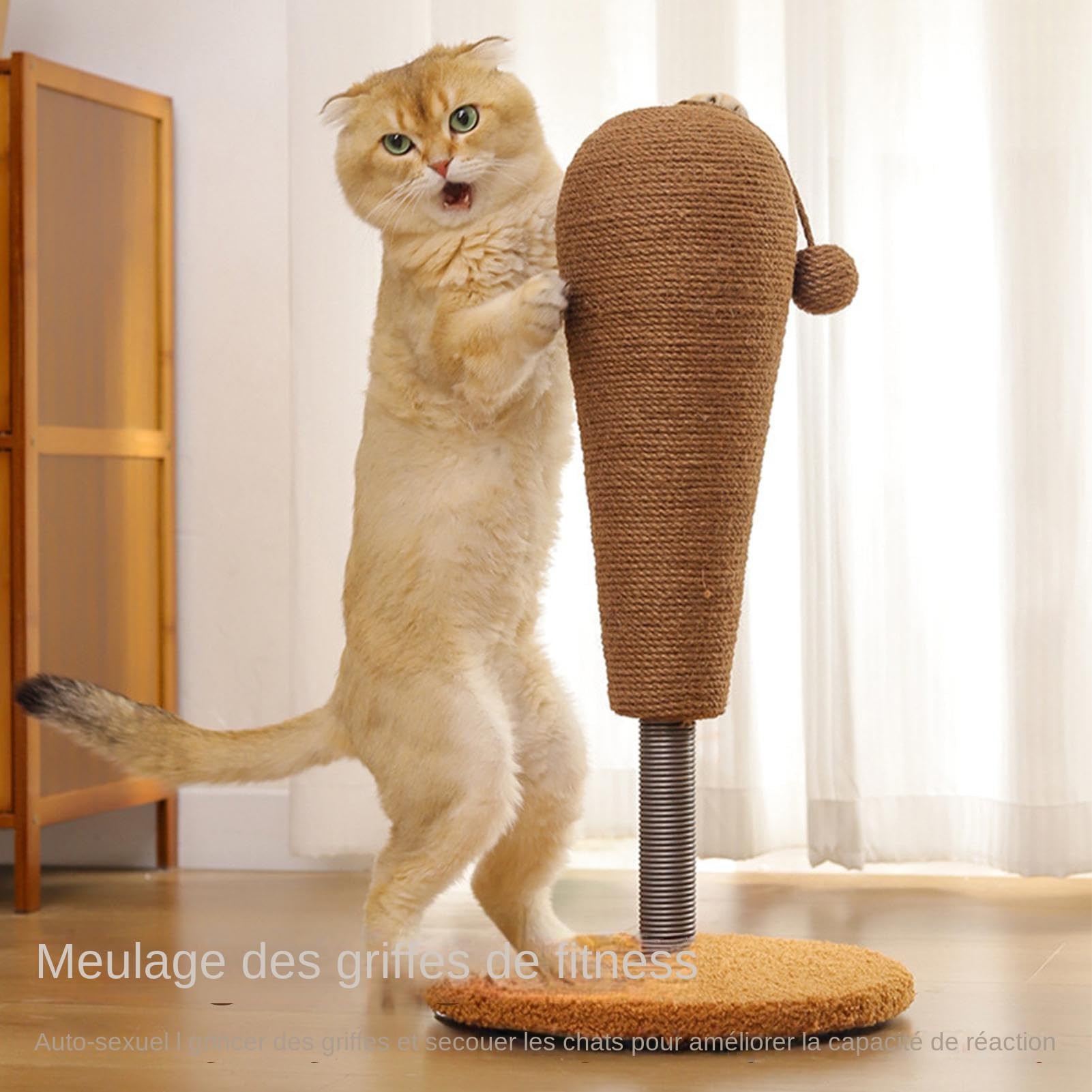 Arbre à Chat Griffoirs en Sisal Naturel