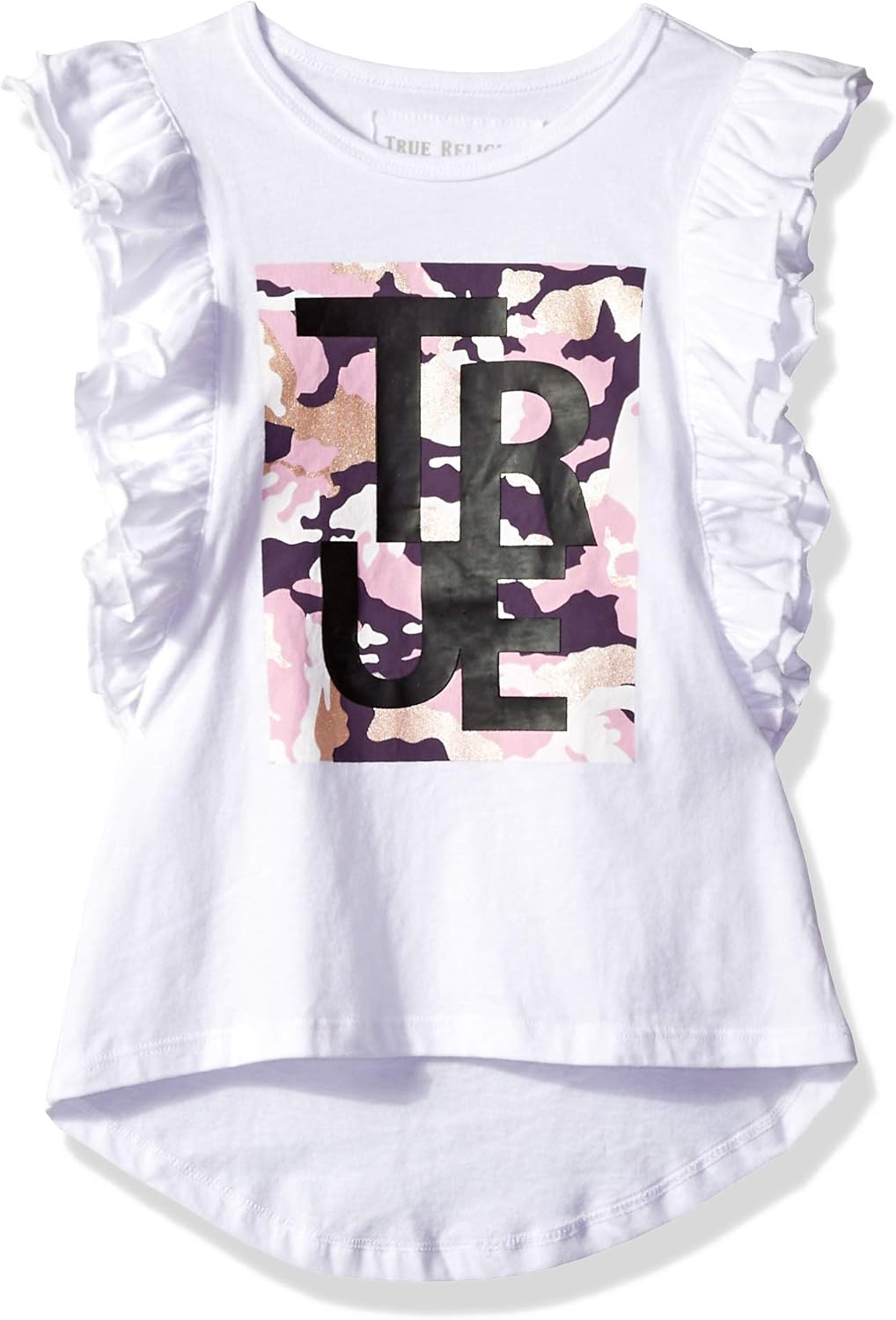 Buy True Religion ARCHED LOGO SS BABY TEE - *NY*Optic White | Nelly.com True Religion ガールズ ファッション 半袖Tシャツ US サイズ: 6 カラー: ホワイト