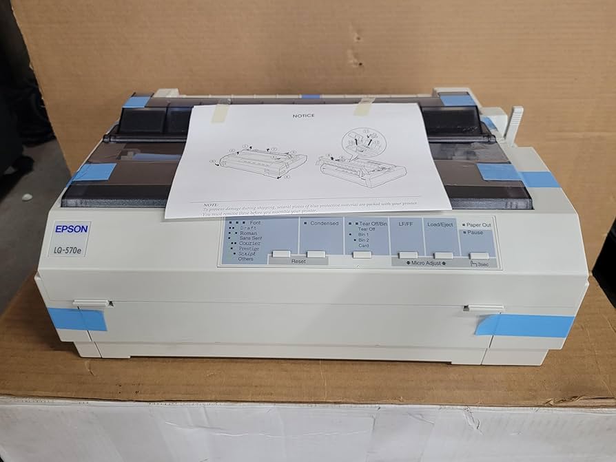 Amazon.com: Epson LQ-570E Dot Matrix Printer : Office Products