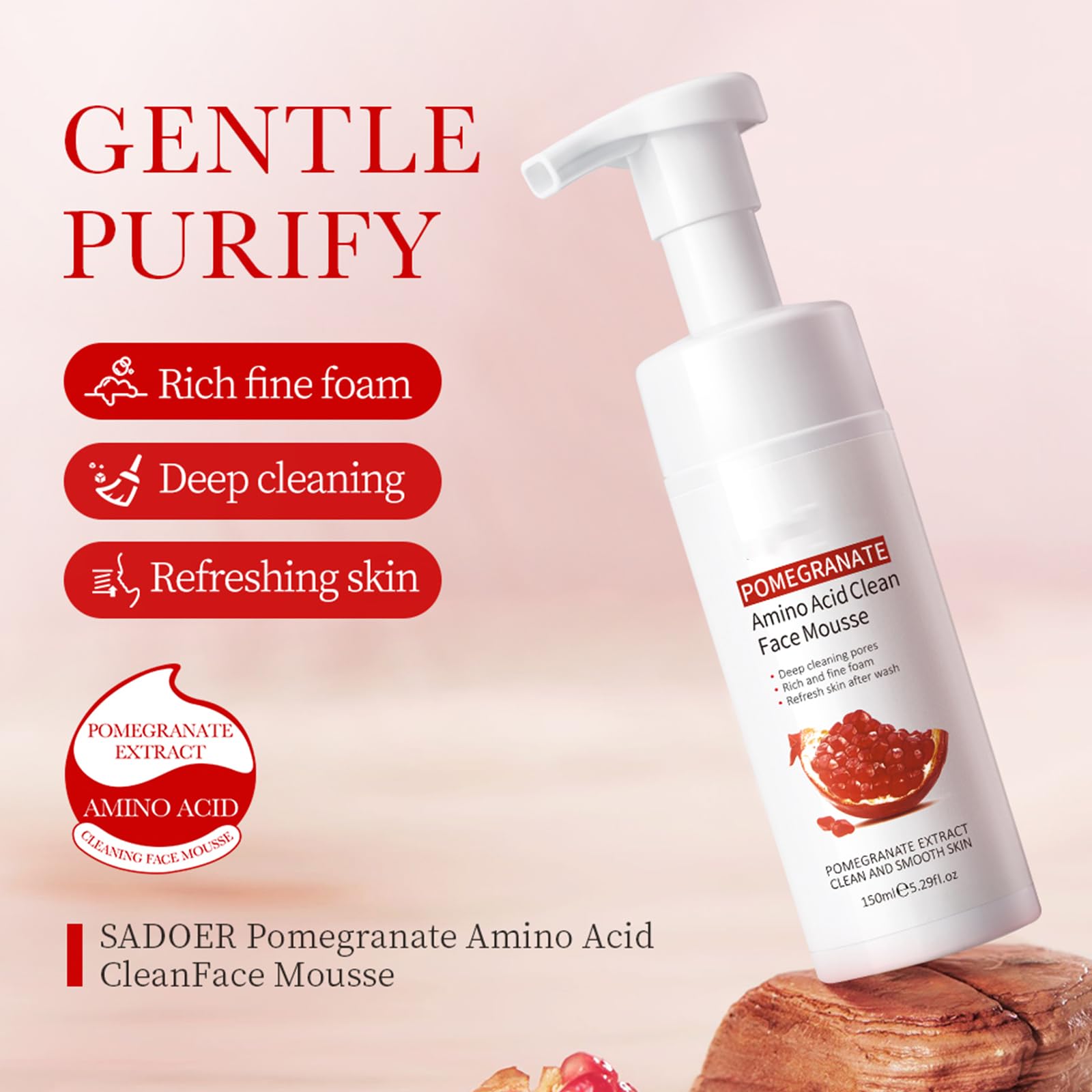 150 ml Daily Cleanser, delikatny krem do czyszczenia skóry suchej i wrażliwej, szczególnie delikatny balsam oczyszczający, usuwa makijaż i zanieczyszczenia, formuła odżywcza i nawilżająca-3