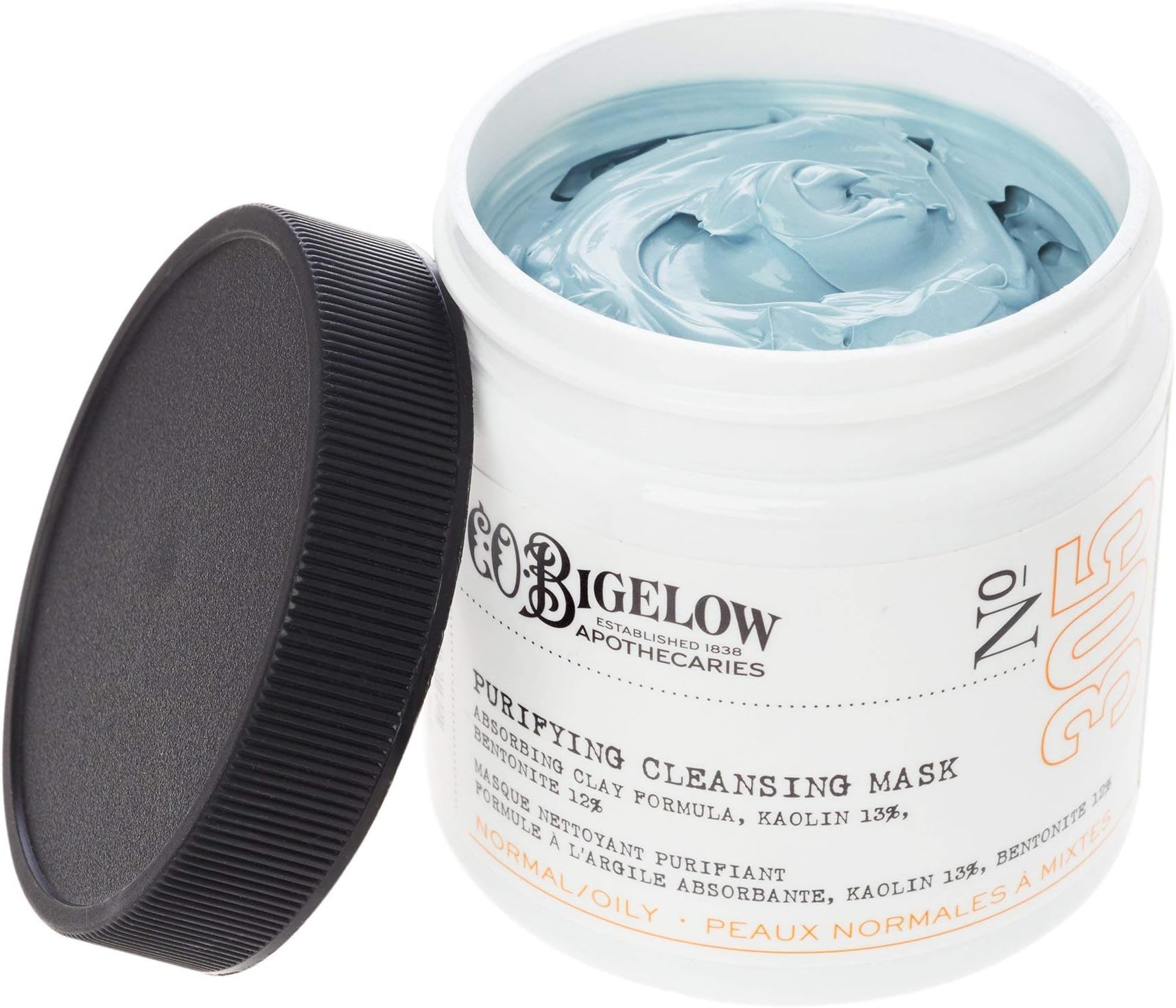 C.O. Bigelow Face Care Collection, Purifying Cleansing Bentonite Clay Mask for Blackheads and Pores, Face Mask with Bentonite, Kaolin Clay, Made in the USA, 4 oz