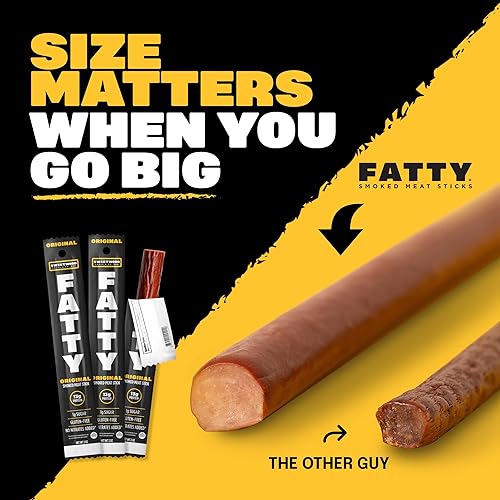 Miniatura 6 de Palitos de carne grasa, carne de res alimentada con pasto, aperitivo alto en proteínas, camping, deportes, viaje por carretera, bajos en