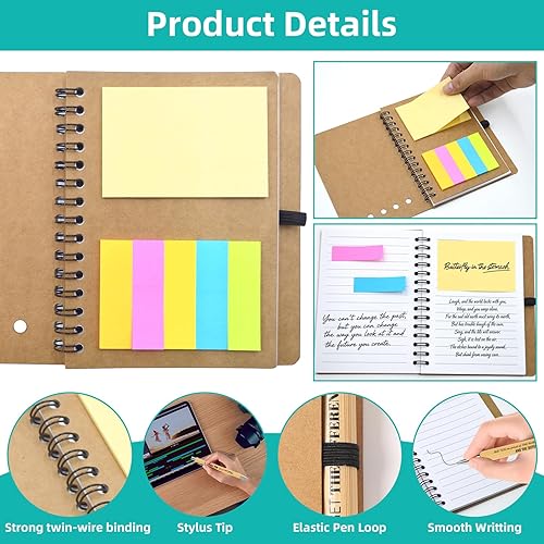 Miniatura 3 de 30 Sets Employee Appreciation Gifts Bulk - of Inspirational Spiral Notebooks with Motivational Pens, Small Notepads for Coworkers, Office Staff,