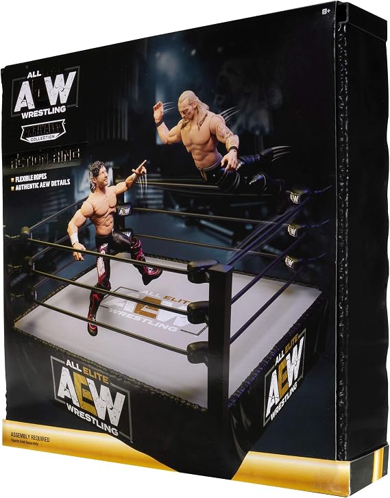 AEW AEW0065 Unrivaled Collection Authentic Action, Flexible Tension Ring Ropes, Multi, Multicolor