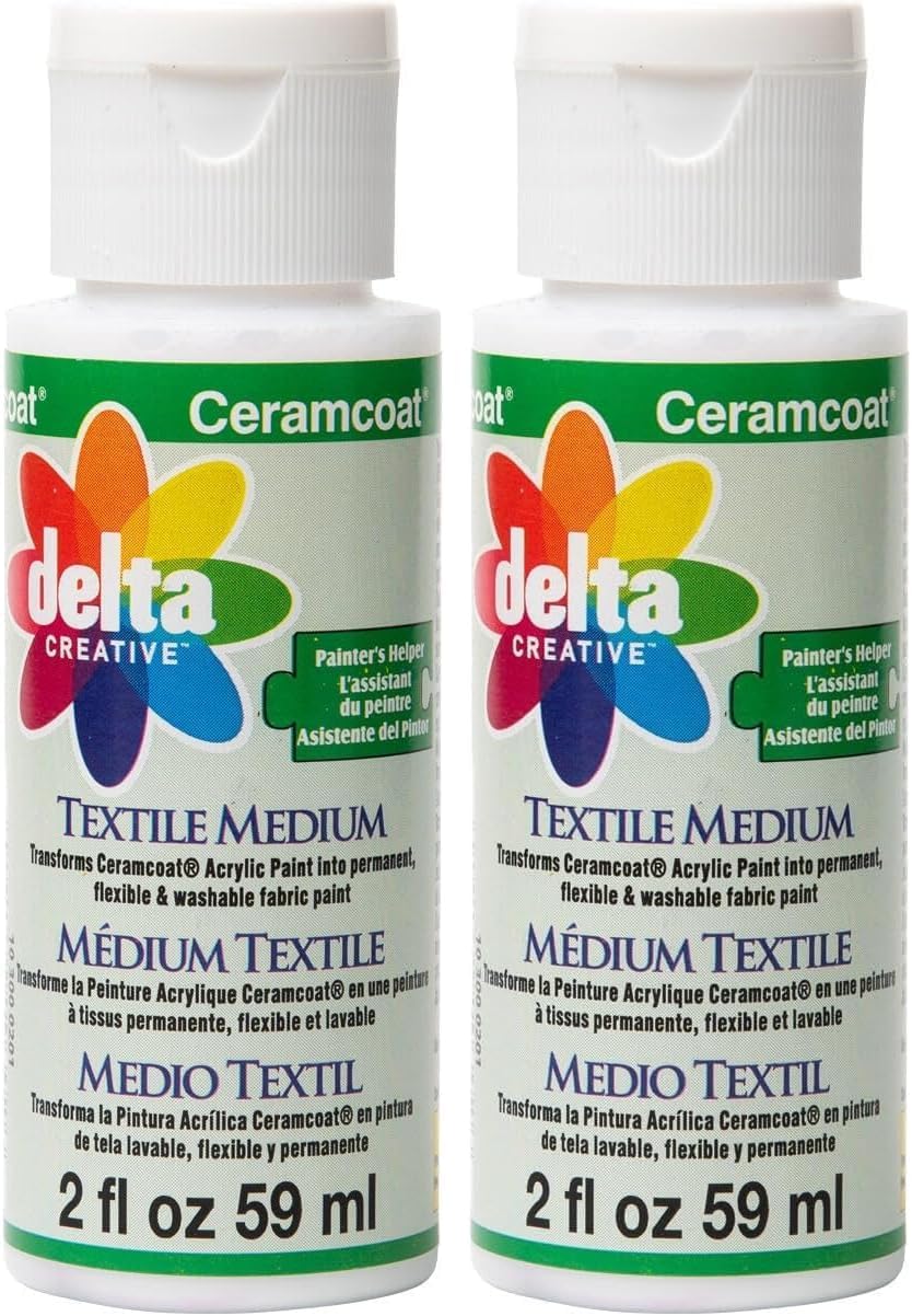 Delta Creative Ceramcoat Textile Medium Delta 2oz, 2 ounce (Pack of 2)