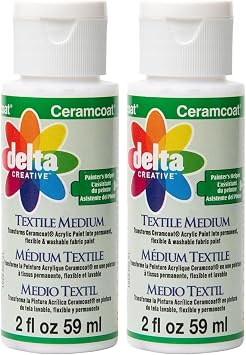 Delta Creative Ceramcoat Textile Medium Delta 2oz, 2 ounce Pack of 2
