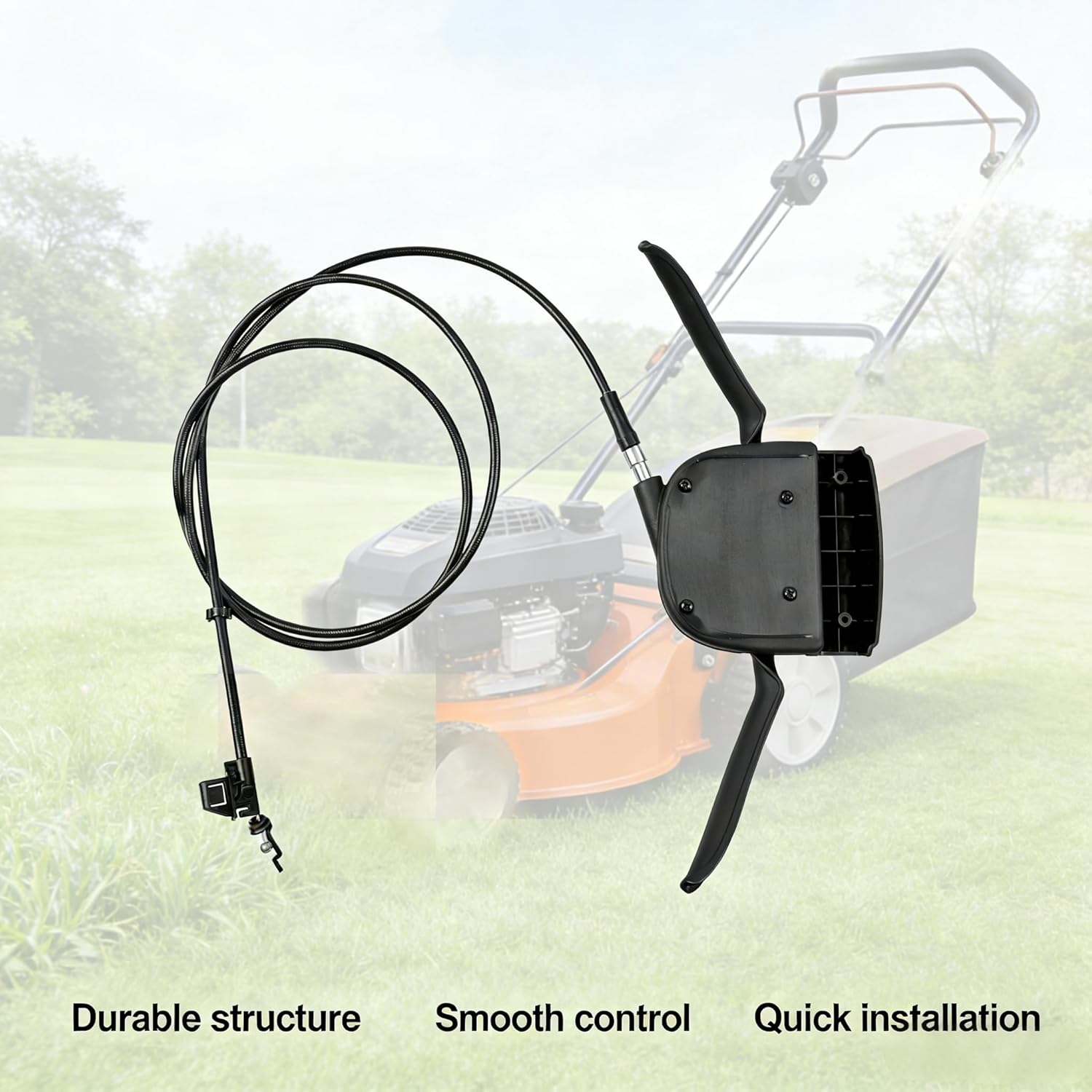 Gledewen 581080913 Lawn Mower Drive Control Cable Handle, Compatible with Husqvarna XT721F CT131 7021KF 7021R Craftsman Self-propelled Walk-Behind Mower
