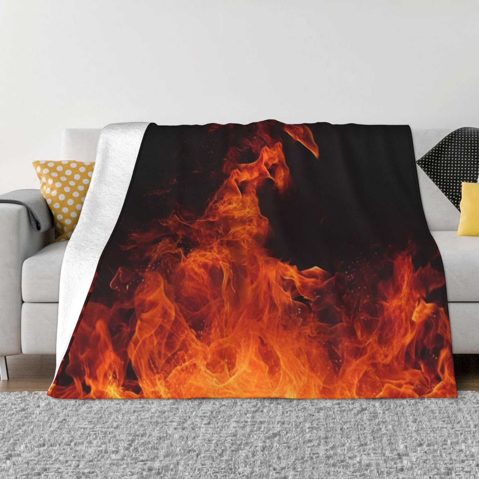 Couverture en micro-polaire ultra douce flanelle thermorégulatrice
