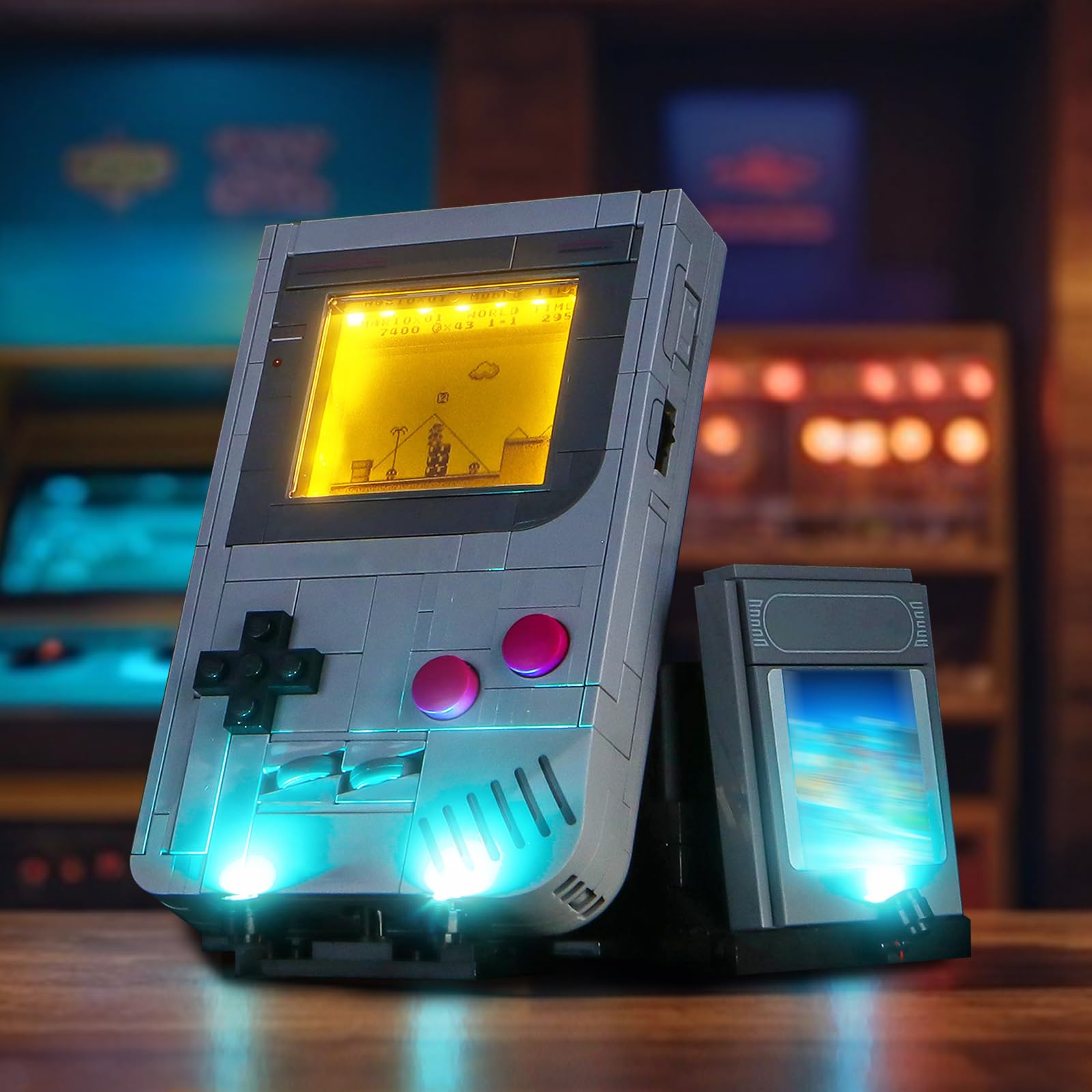 LocoLee Licht-Kit Kompatibel mit Lego 72046 Game Boy (Kein - Lego-Set) Dekorative Beleuchtung Set Compatible with Lego Game Boy