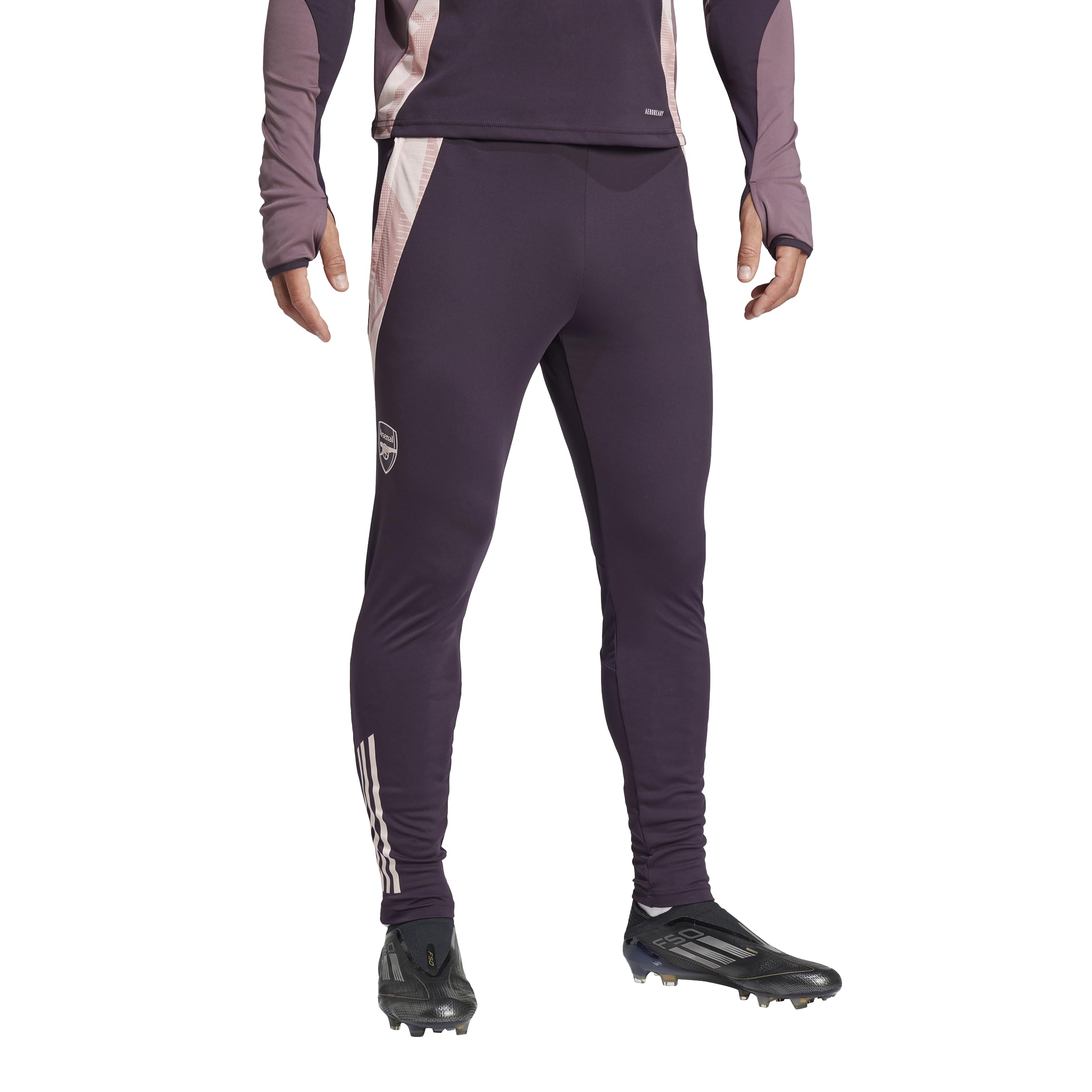 adidas Men's Arsenal FC 24/25 Training Pants, Aurora Black, Large