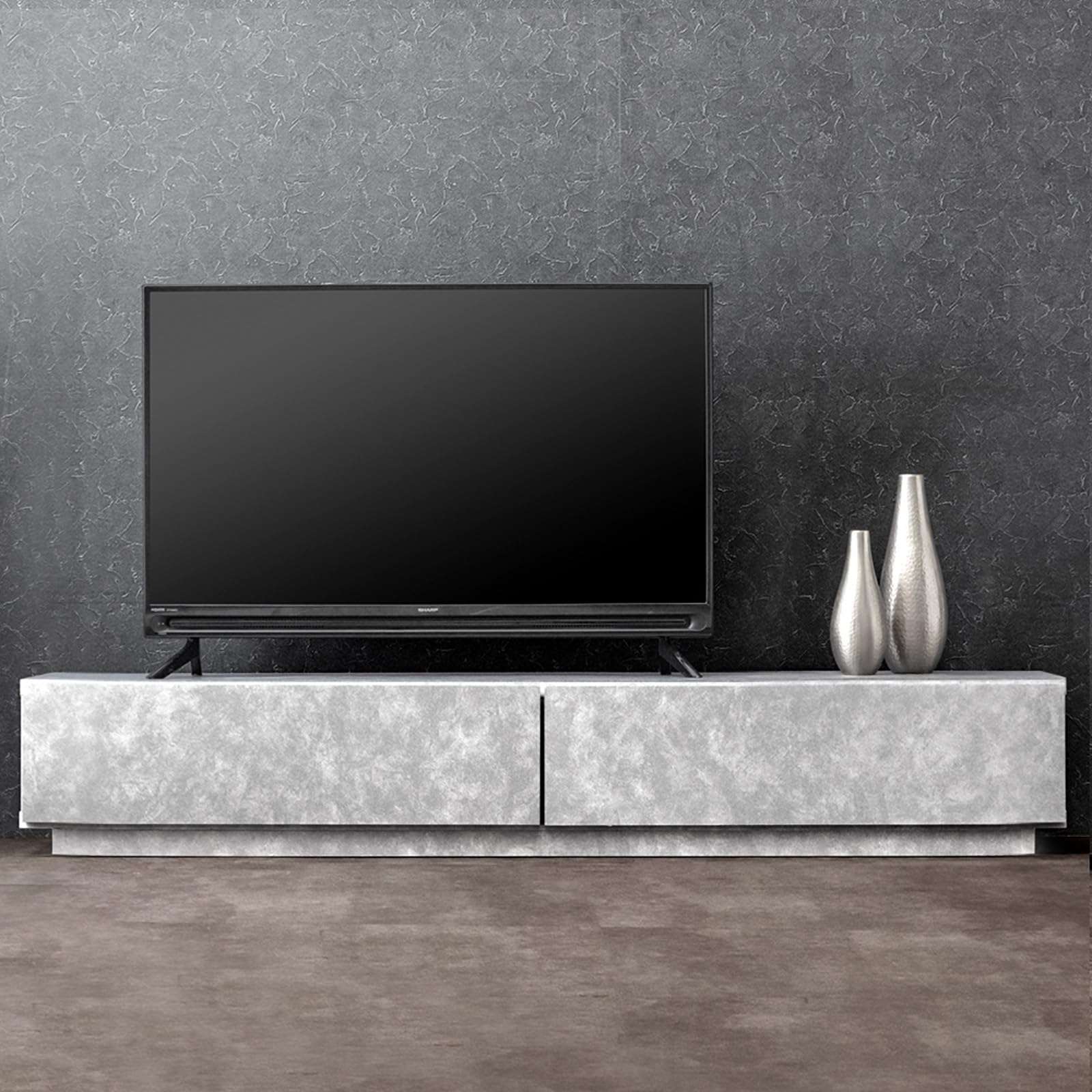 Amazon｜タンスのゲン テレビ台 幅150 完成品 大川家具 スローダウン