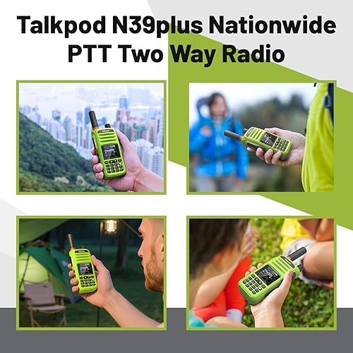 Vista 5 de Talkpod N39plus Rapid Walkie Talkie Unlimited Range, radios PoC a nivel nacional PTT Radios bidireccionales de larga distancia para familia