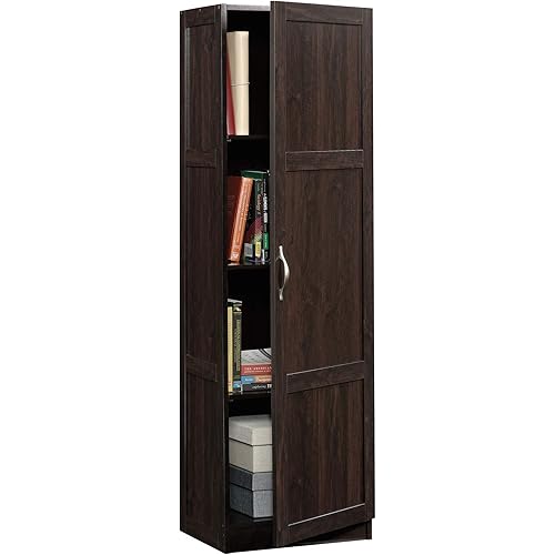 Sauder Miscellaneous Storage Storage Cabinet/ Pantry cabinets, Cinnamon Cherry finish