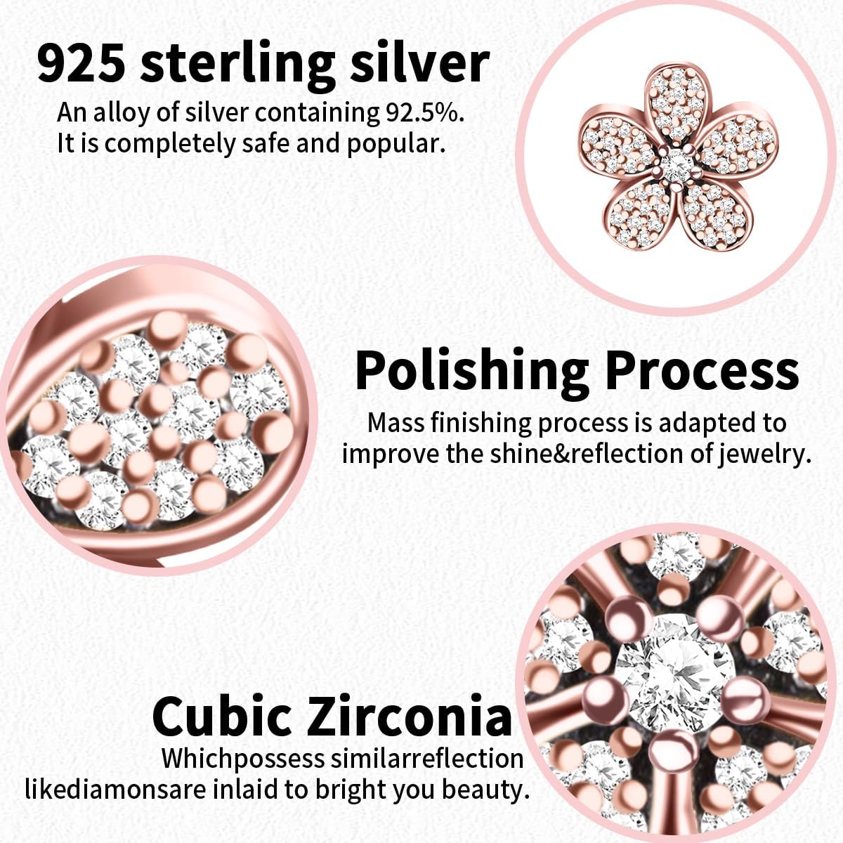 S925 sterling silver Astronaut Flower Little Animal Family Tree Heart Charm DIY beads are suitable for Pandora's charming beads - Image 2