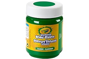 Crayola Washable Green Finger Paint, 2 oz