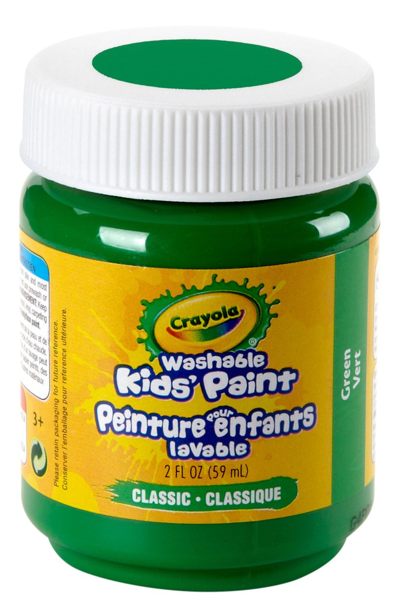 Crayola Green Washable Kids Paint, 2 Oz,