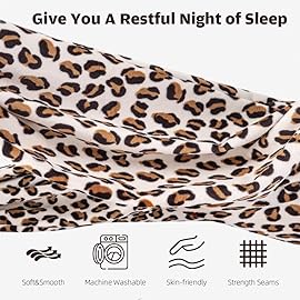 Chilling Home Pregnancy Pillow, J Shape Pregnancy Pillows for Sleeping, Body Pillows for Adults, Maternity Pillow for Pregnant Women, with Velvet Removable Cover, Leopard Print