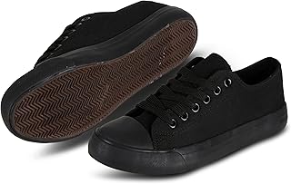 Canvas Shoes for Women Casual Low Top Sneakers Fashion Womens Tennis Shoes for Everyday Wear