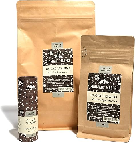 Miniatura 5 de Shamans Market Incienso de Resina Copal - Negro Peruano - Negro - 1 oz