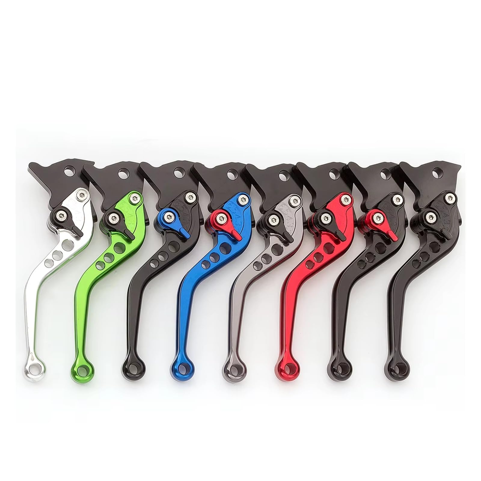 Moto Leve Freno Frizione Per SUZUKI GSR600 GSR 600 2006-2011 Leva Freno Frizione Regolabile 3D CNC Per Moto Maniglia Leva Freno Moto Accessorio Impugnatura Leva freno moto(Long Red)