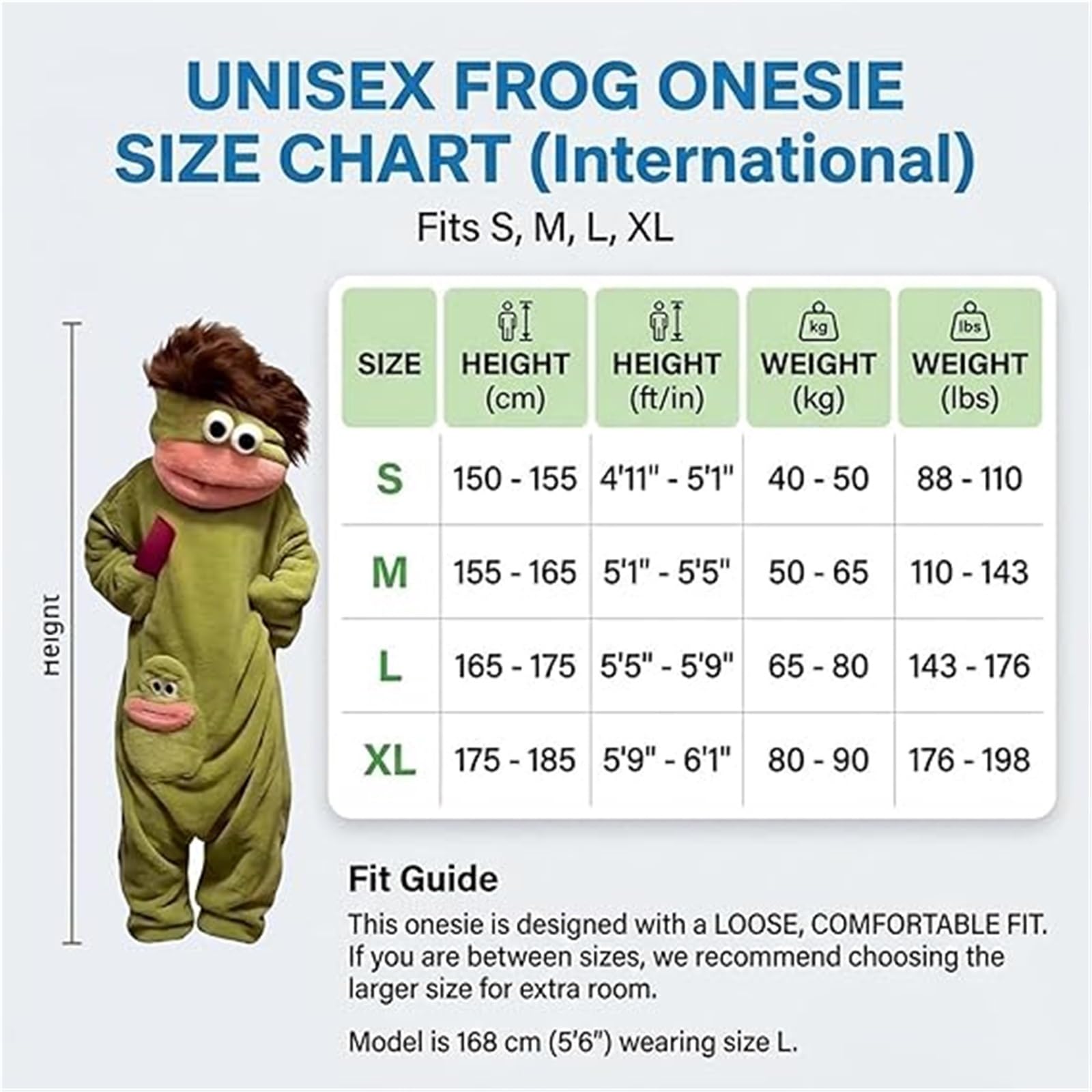 Pigiama per Adulti Silly Onesie Pigiama con Cappuccio Verde Unisex con Cappuccio in Peluche Ultra Morbido con Cappuccio