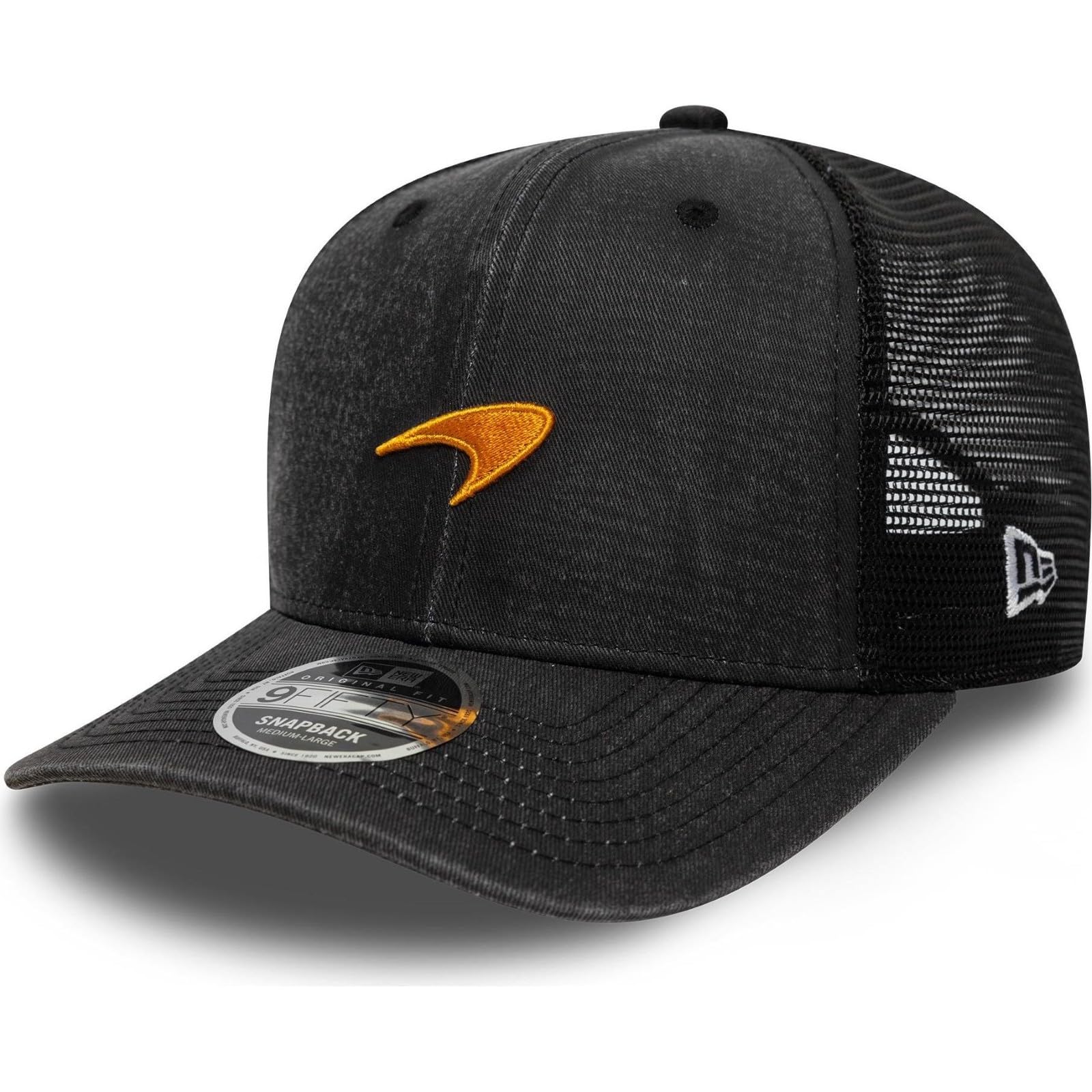 New Era Mens 9FIFTY Mclaren Racing Trucker Cap - Black - S/M