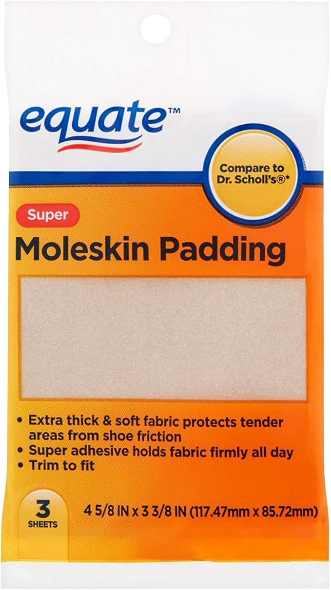 Equate Super Moleskin Padding, 3 Count Amazon.ca Health & Personal Care