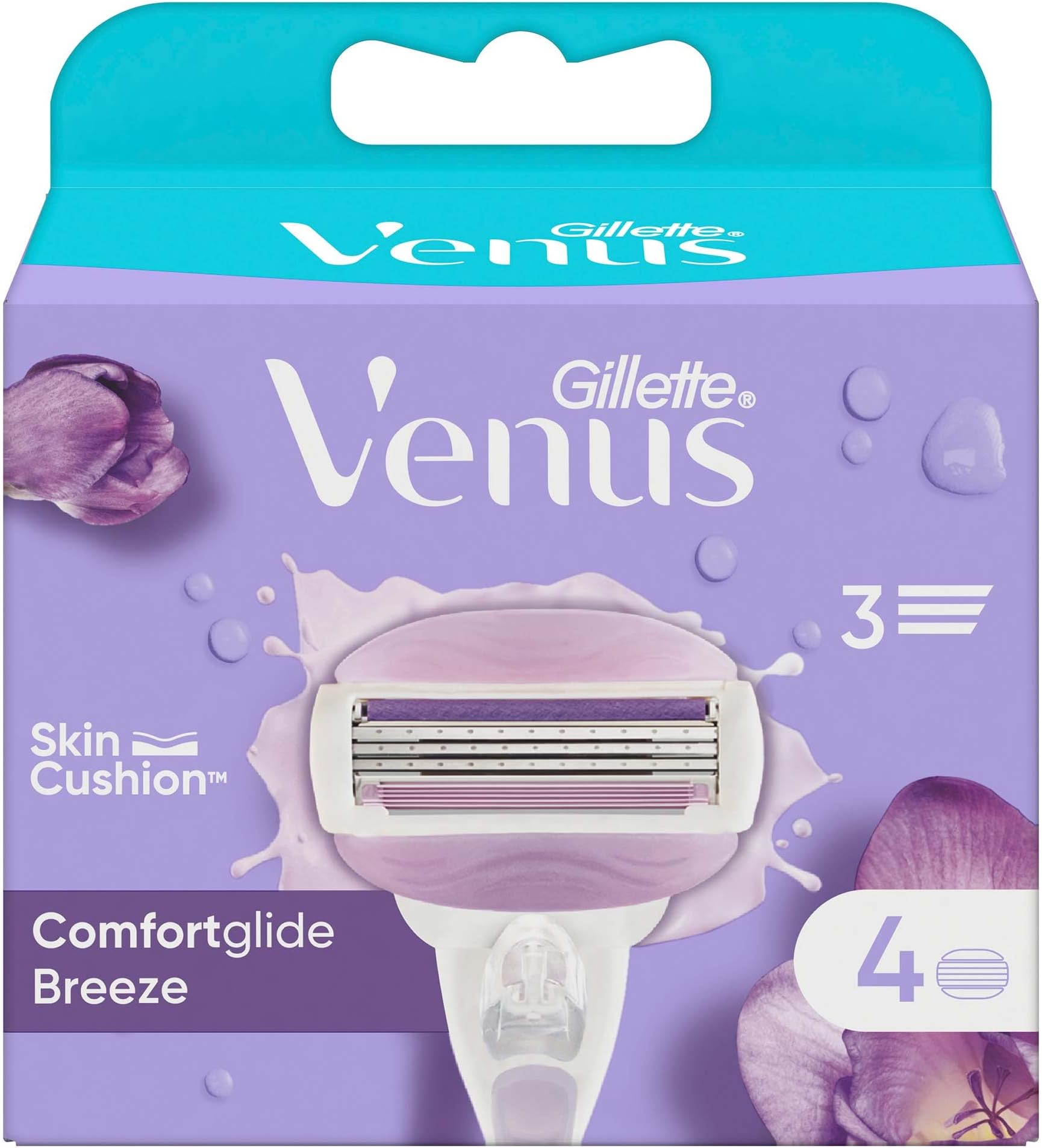 Breeze women's razor blade refills, 4 count