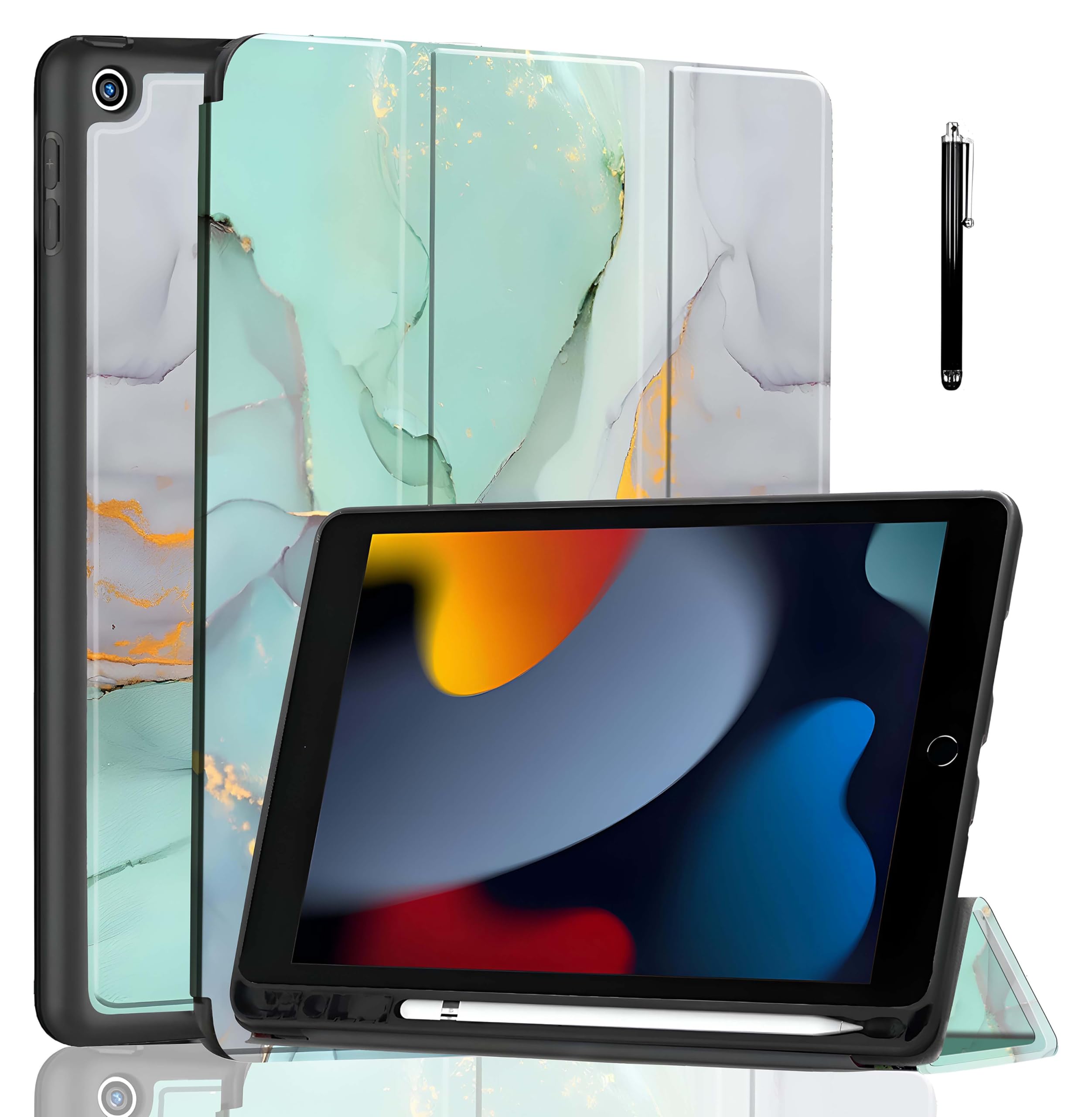 ProElite iPad 10.2 Case - Auto Sleep & Pencil Holder -10