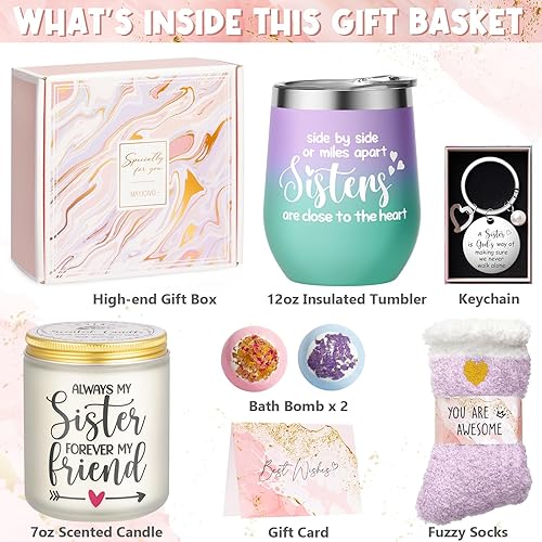 Miniatura 3 de Regalos para hermanas de hermana, regalos de cumpleaños para hermana de hermano, regalos de cumpleaños para mejor amiga, para cuñada, hermana del