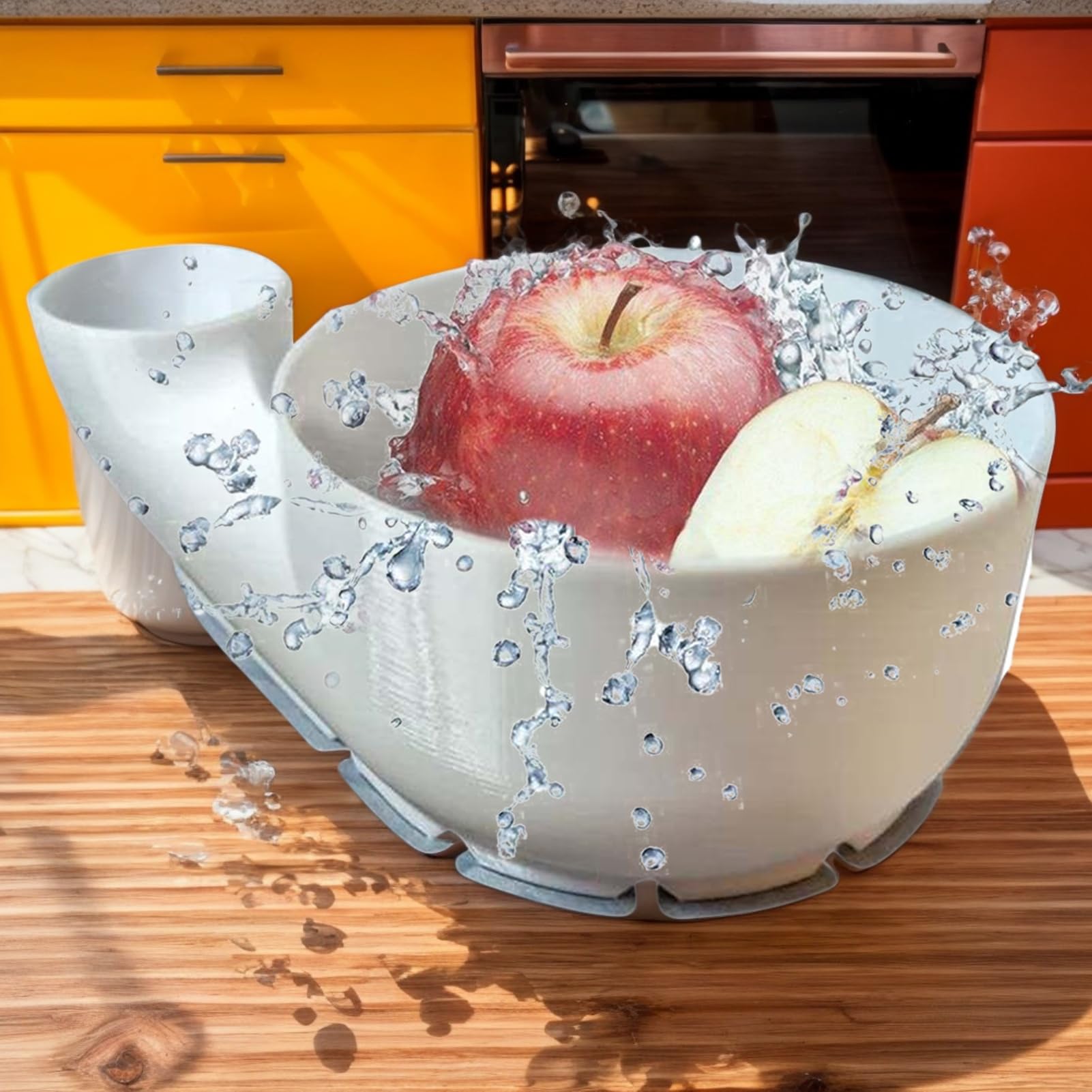 Centrifugador de Frutas | Cuenco Portátil Para Lavar Fruta | Máquina Automática De Lavado De Alimentos Para Drenar Patatas Bayas Cocina Camping Viajes