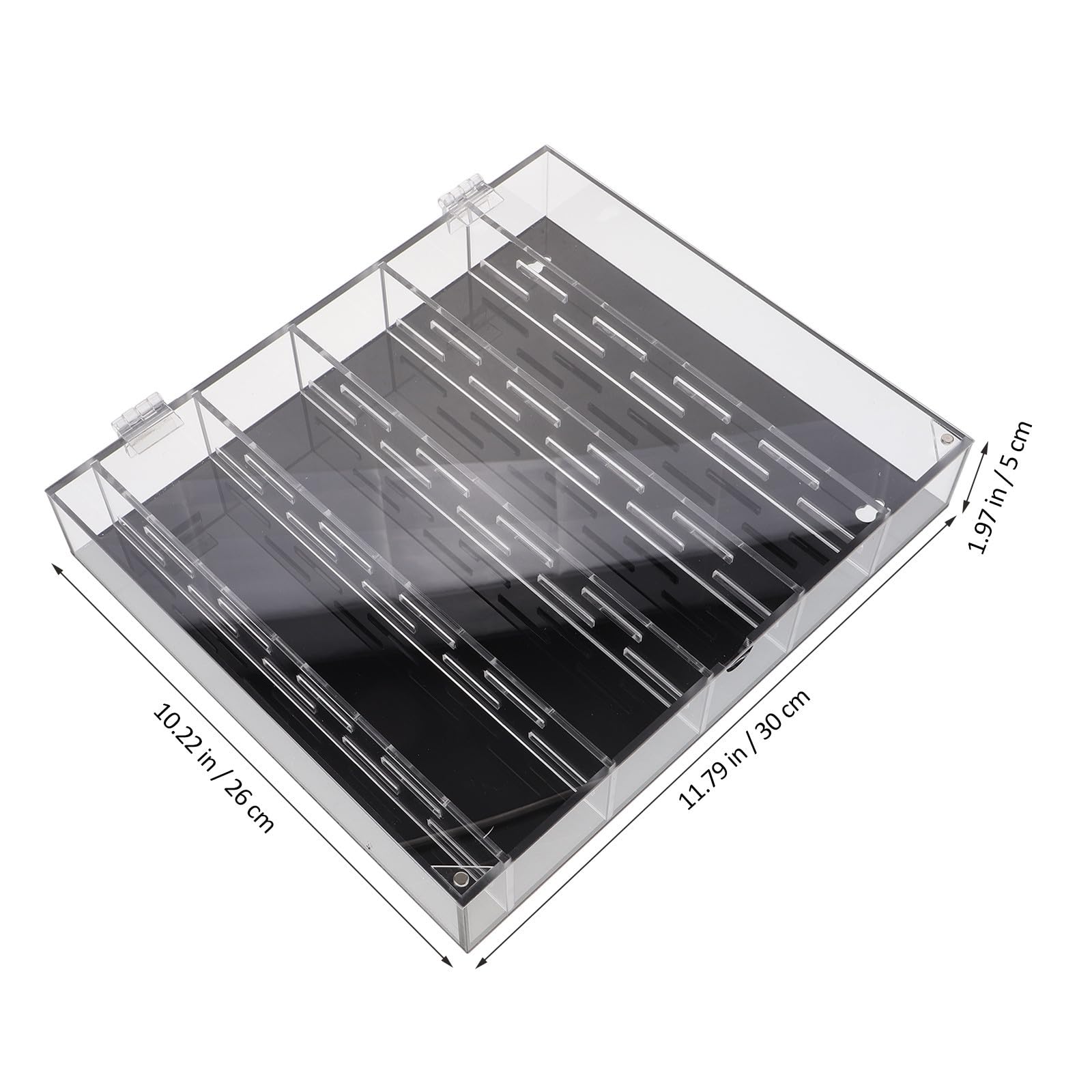 Caja Transparente para Coleccionar Monedas de Vidrio Orgánico, Pequeña Caja de Monedas para Exhibir y Proteger contra Deformaciones, Adecuado para Coleccionistas