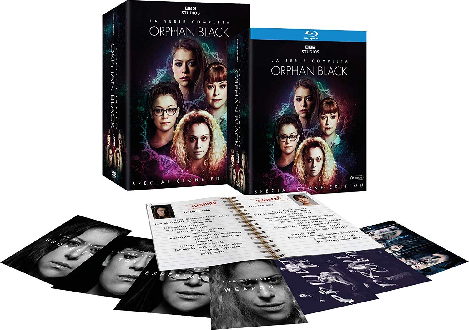Orphan Black - Special Clone Edition (15 DVD + Cards e Booklet)