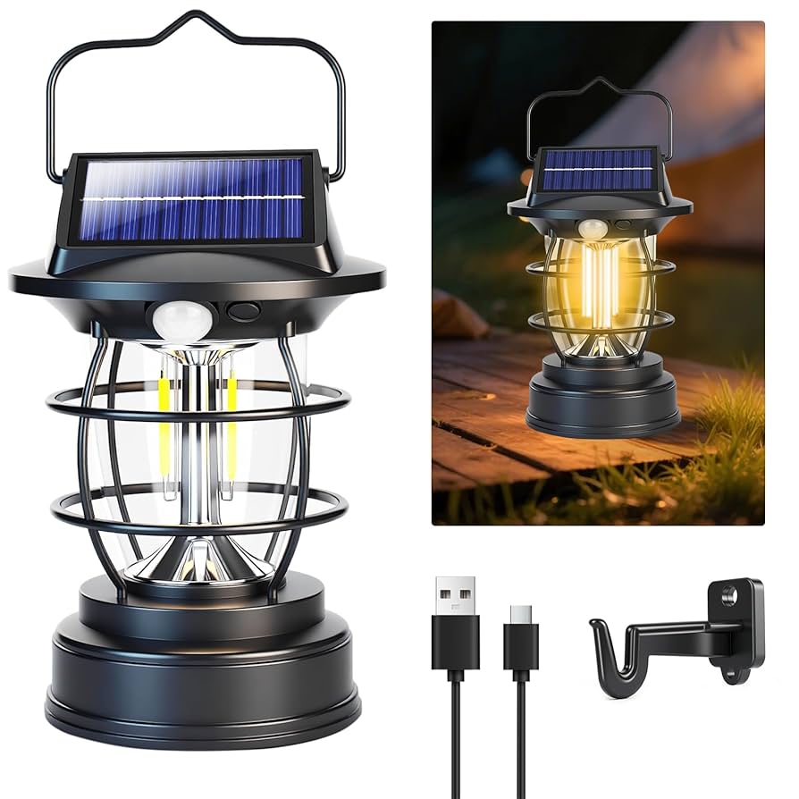 Amazon.co.jp: Gleazon LEDランタン ソーラー＆USB充電式