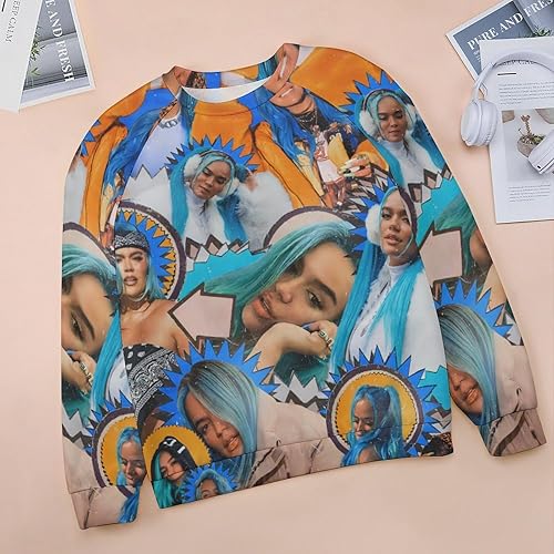 Miniatura 3 de PAPERBAGS Sweatshirt Womens Graphic Crewneck Long Sleeve Sweatshirts Casual Pullover Tops
