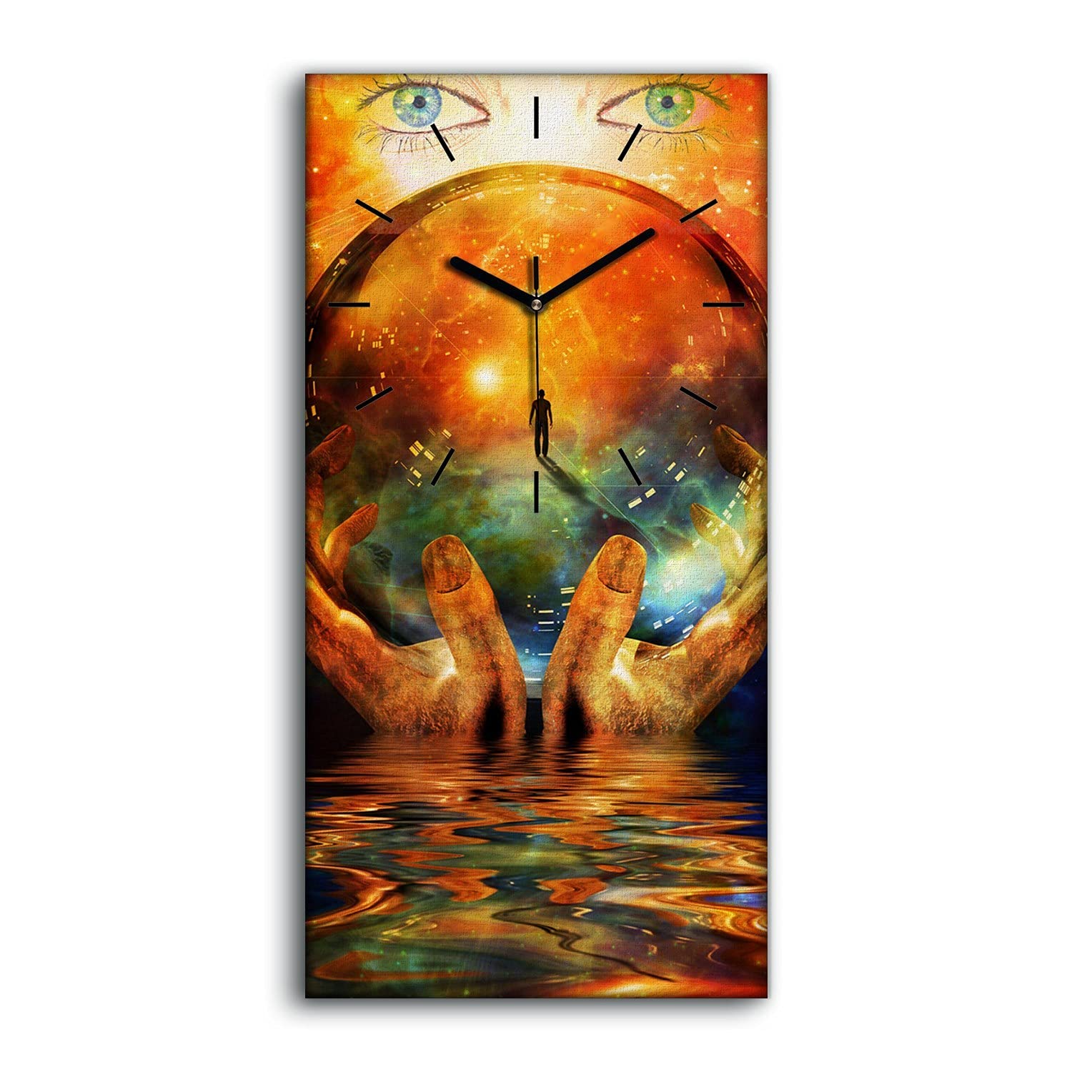 Image Art Mural Luxe Horloge sur Toile Design Abstrait Chic