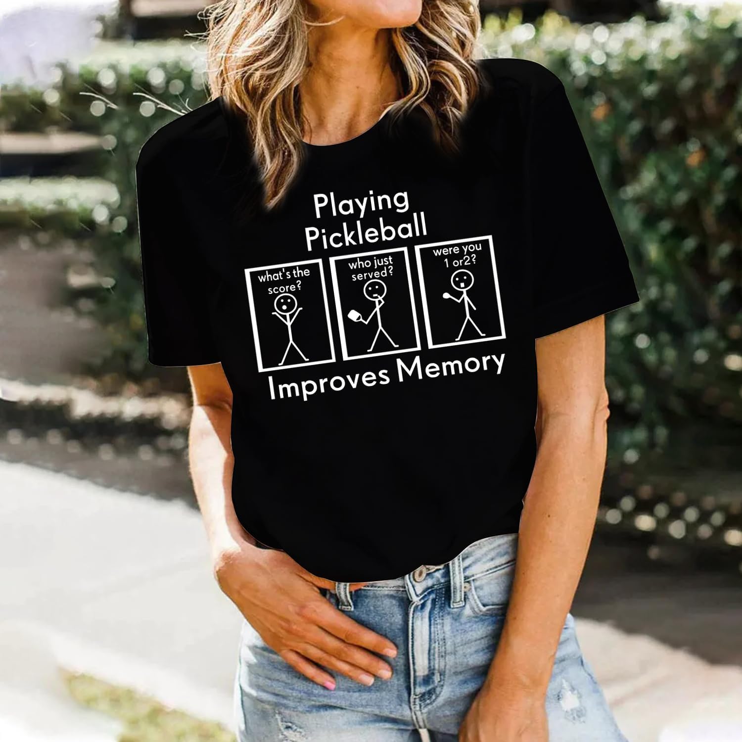 Women Pickleball Shirt Pickleball Player T-Shirt Pickleball Lover Gift Tee Tops - Image 3