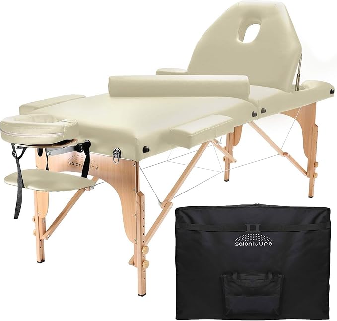 Saloniture Professional Portable Massage Table with