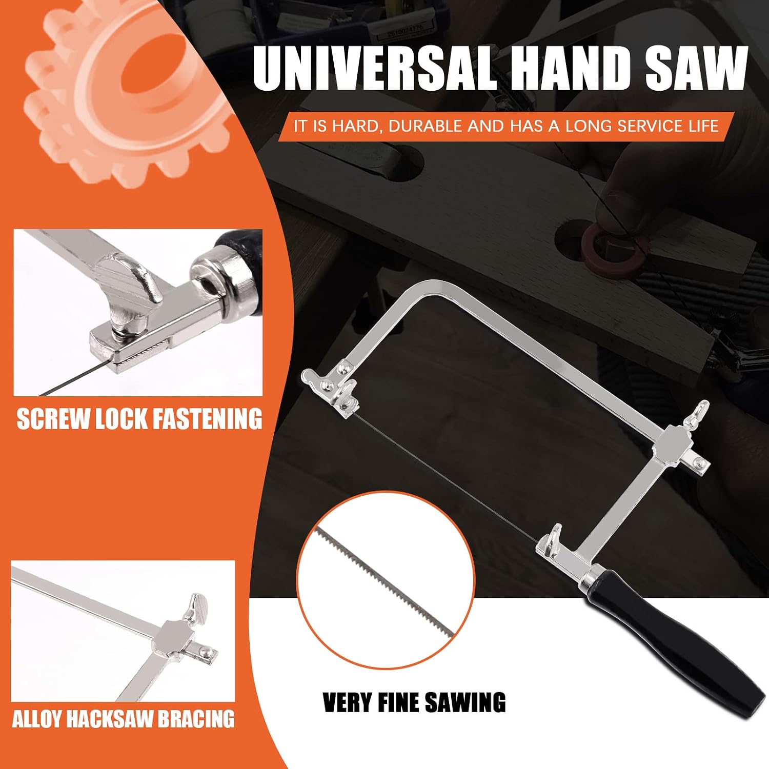 Tanstic 15-Piece Jewelry Saw Frame Kit with Blades, Bench Pin Clamp Set, V-Slot V-Top Bench Pin, Adjustable Cutting Tools for Jewelry Making