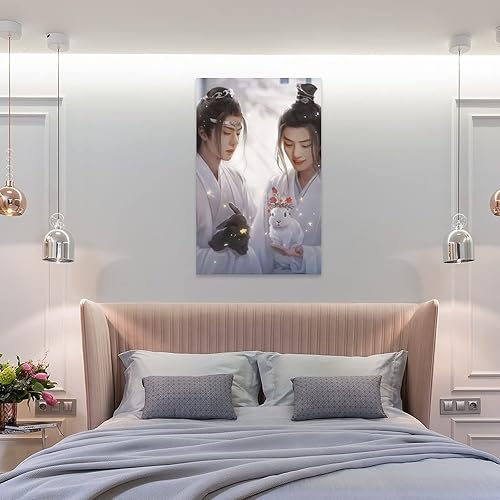 Miniatura 8 de The Untamed Xiao Zhan Wang Yibo Póster (2) Lienzo decorativo para pared, decoración de habitación, decoración de dormitorio, regalos de 12 x 18