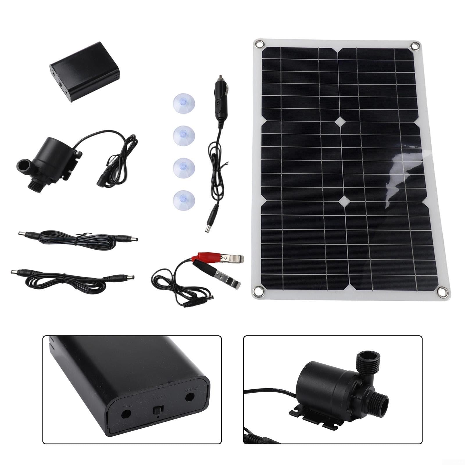 Pompa per solare 20W 800L/H Spazzole Per Fontana Pompa per solare(B)