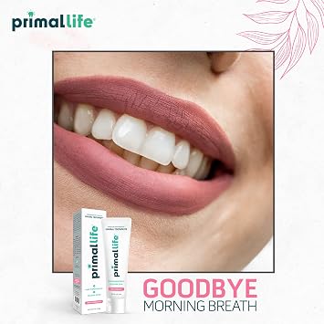 Primal Life Organics Premium Dirty Mouth Mineral Toothpaste - Nano-Hydroxyapatite, Colloidal Silver, Charcoal - Organic, All Natural Whitening Formula (Bubblegum Flavor, 4oz)