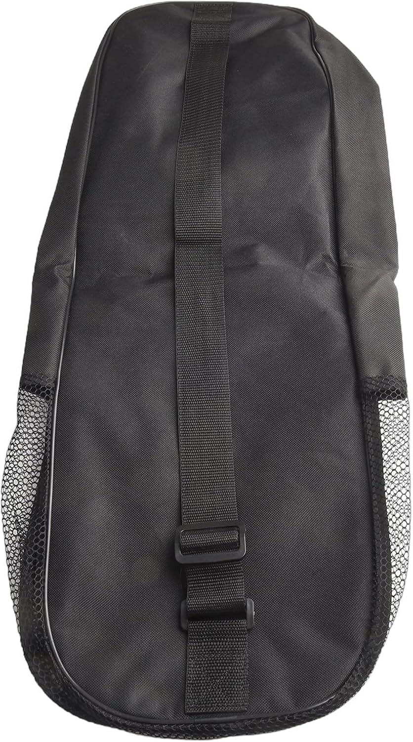 Heavy Duty Mesh Scuba Diving Bag with External Pocket for Fins, Snorkel Gear and Underwater Equipment, Adjustable Shoulder Strap, Black