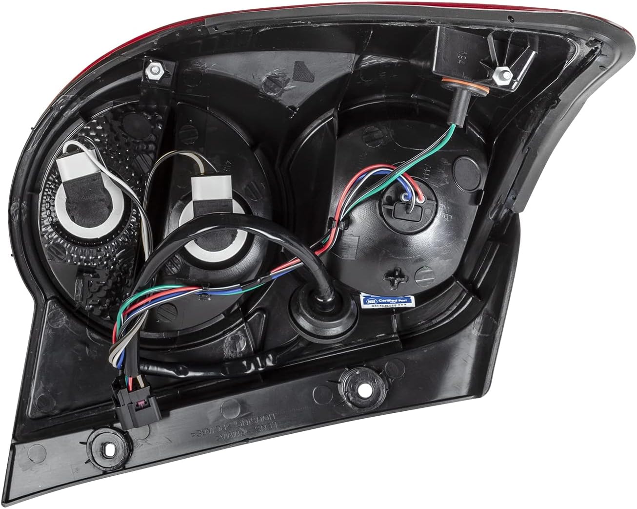 TYC Right Tail Light Assembly Compatible with 2012-2016 Chevrolet Sonic